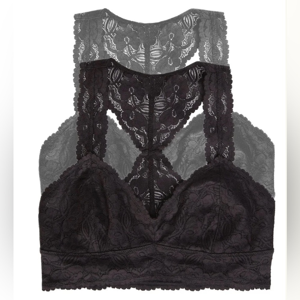 Pack of 2 Lace Bralettes